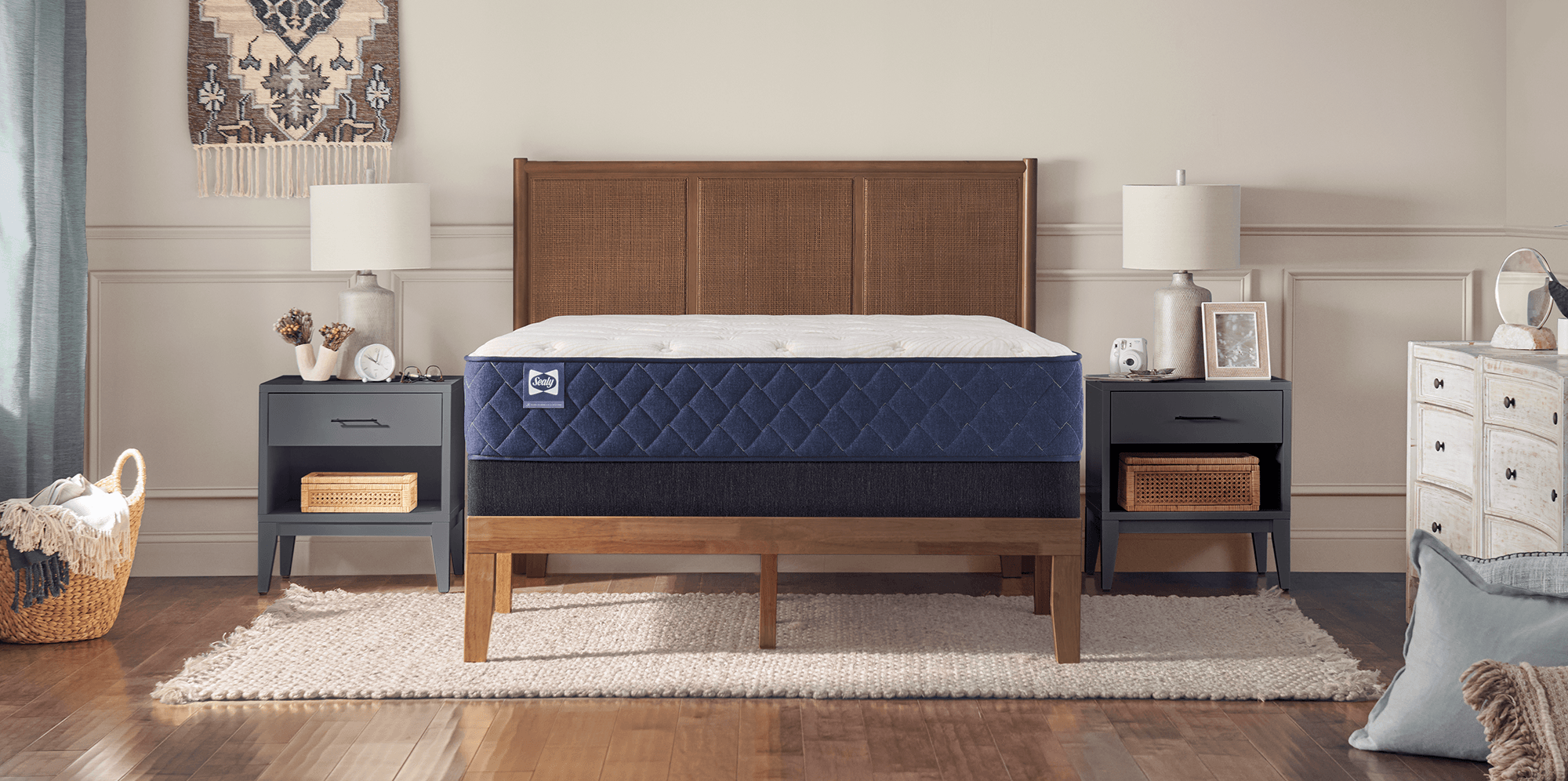 Neyland mattress in styled room