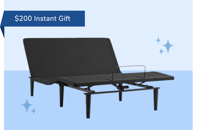 Ease Power Base on a light blue background with sparkle icons and a $200 Instant Gift flair