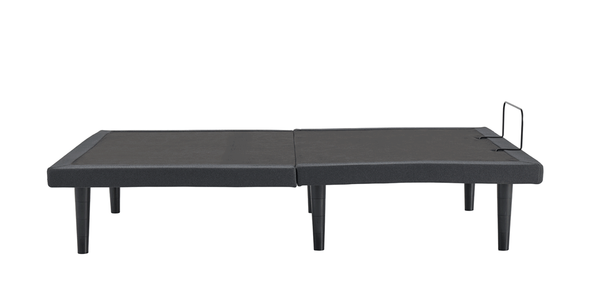 Ergo base moving from a flat position to the zero-gravity position that is a preset on all Sealy adjustable bases
